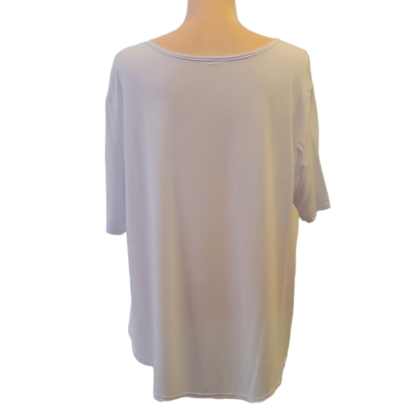 Women Plus Size V-Neck Short Sleeve T-Shirt XXL - Picture 6 of 9